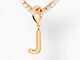 Isabella Mini Tennis Initial Necklace, J, alternate image number 1
