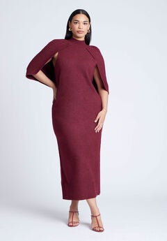 Sweater Cape Dress
