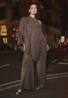 Plus Size Long Flowy Pants