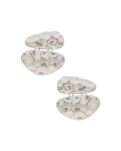 Hammered Silver Stud