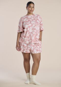 Printed Cotton Pajama Set