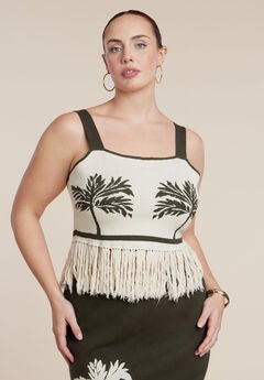Plus Size Dressy Crop Tops