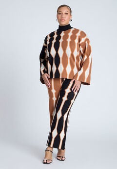 Intarsia Sweater Pant