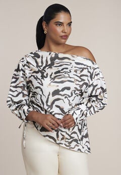 Off The Shoulder Satin Top