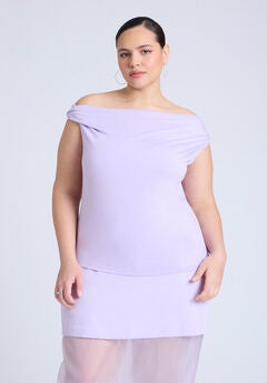 Asym Twist Sleeve Top