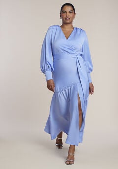 Satin Maxi Dress