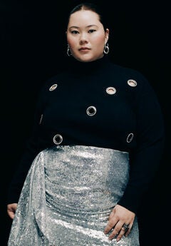Oversized Grommet Sweater