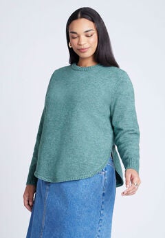 Scoop Hem Sweater