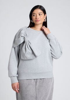 Dramatic Bow Sweatshirt