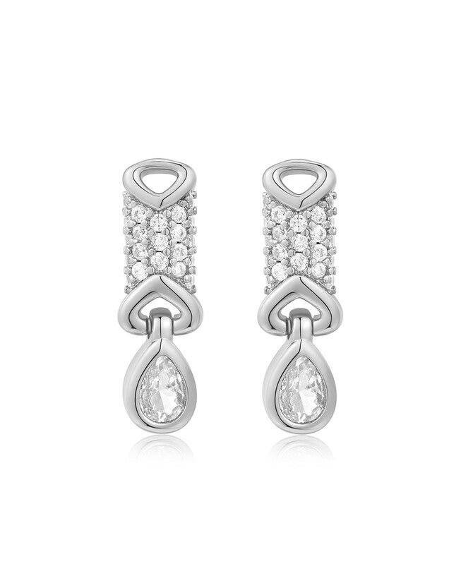 The Cannoli Studs- Silver, SILVER, hi-res image number 0