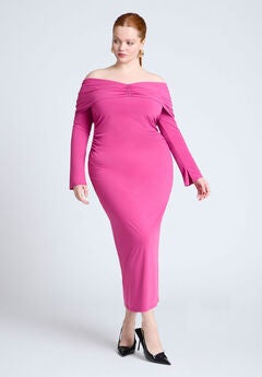 Off Shoulder Maxi Dress