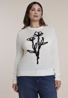 Fitted Illustrative Sweater