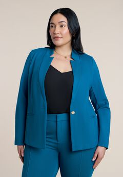 The Ultimate Stretch One-Button Blazer