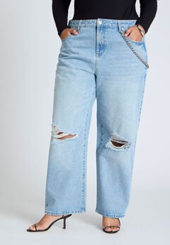 The Loose Jean With Chain