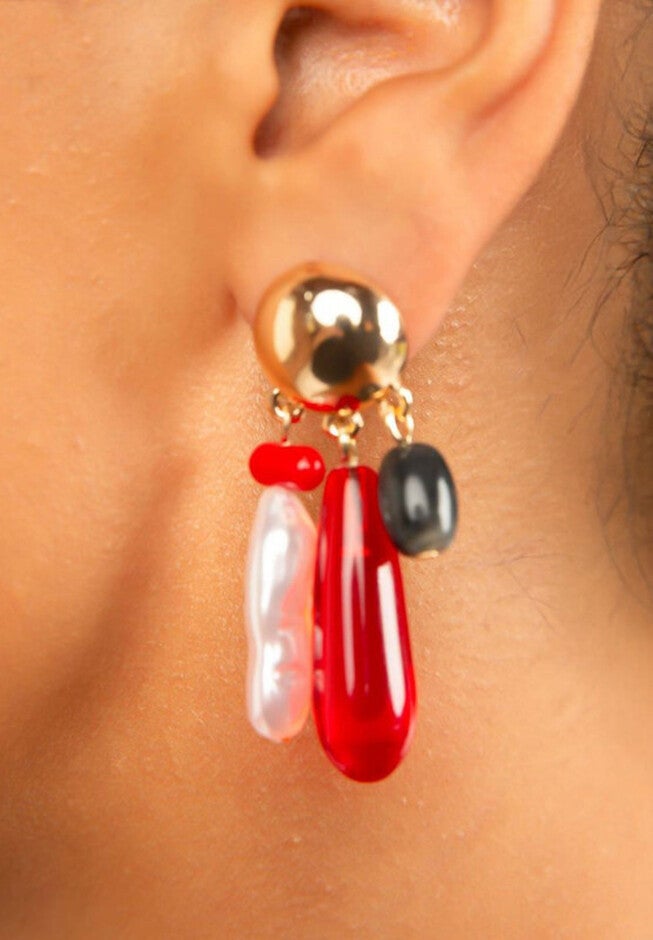 Carmen Pearl Earrings, GOLD, alternate image number 1