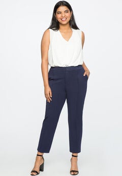 Plus Size Unlined Pants