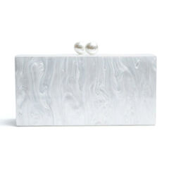 Acrylic Pearl Clutch