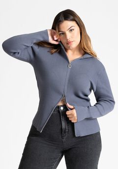 Plus Size Grey Sweatshirt