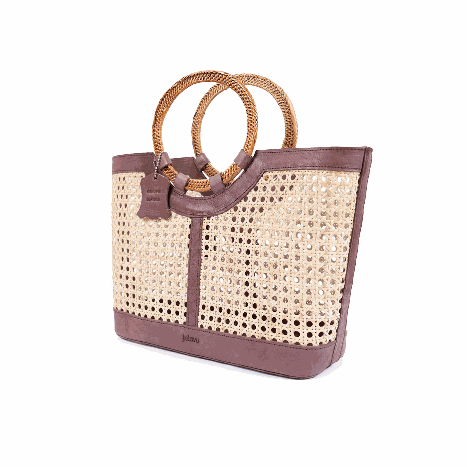 Hilton Large Satchel, CHOCOLATE, on-hover image number 1