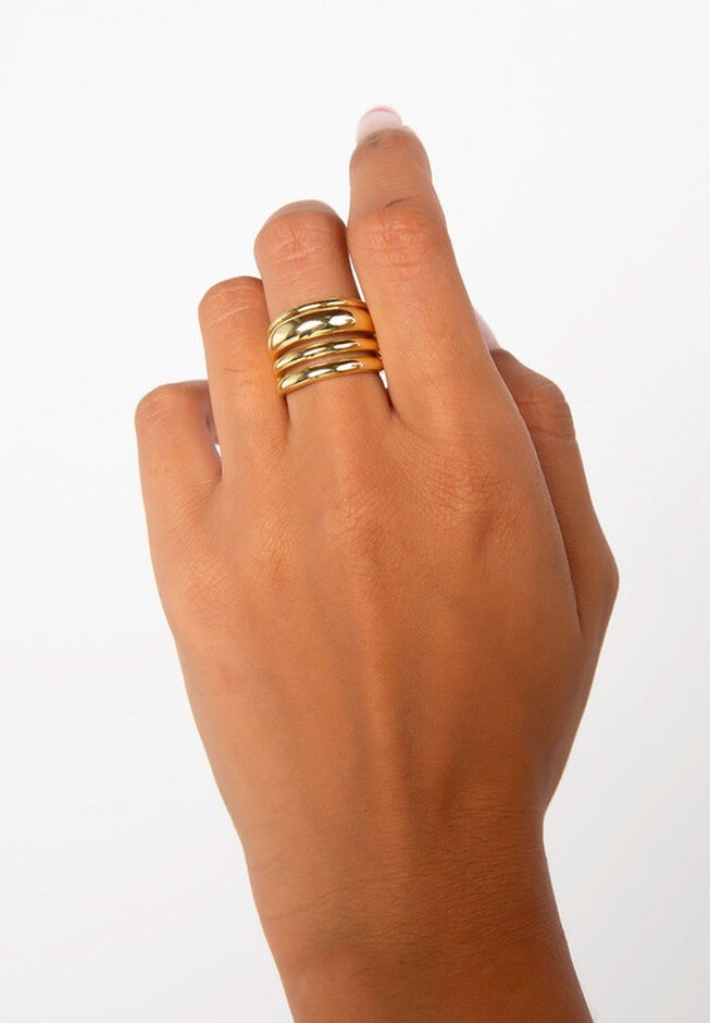 Bubble Ring, GOLD, alternate image number 1