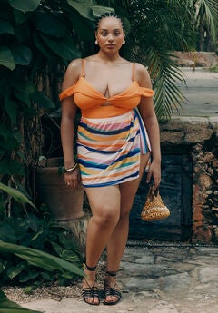 Mesh Mini Skirt Cover-Up