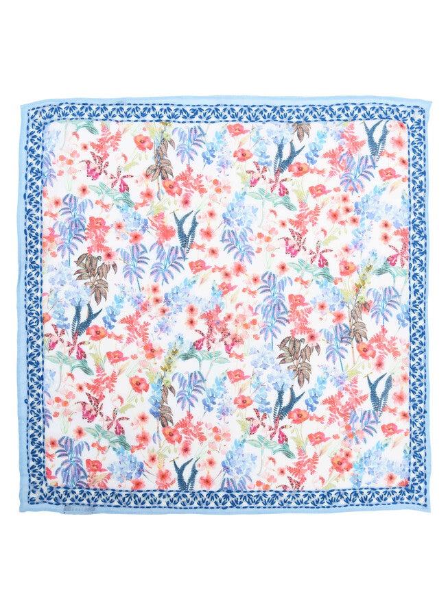 Wild Meadow Floral Triangle Scarf - Multi, MULTI, hi-res image number 0