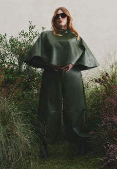 Belted Faux Leather Balloon Pant