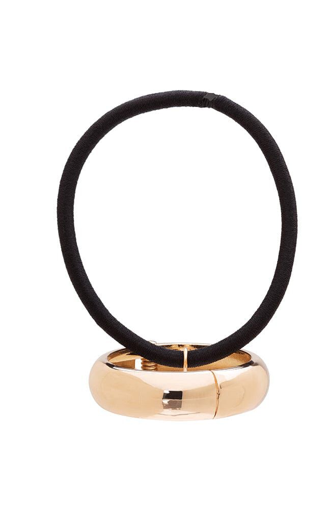 Cone Cuff Ponytail Holder, PAVLOVA BLACK, hi-res image number 0