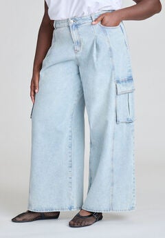 Wide Leg Cargo Jean