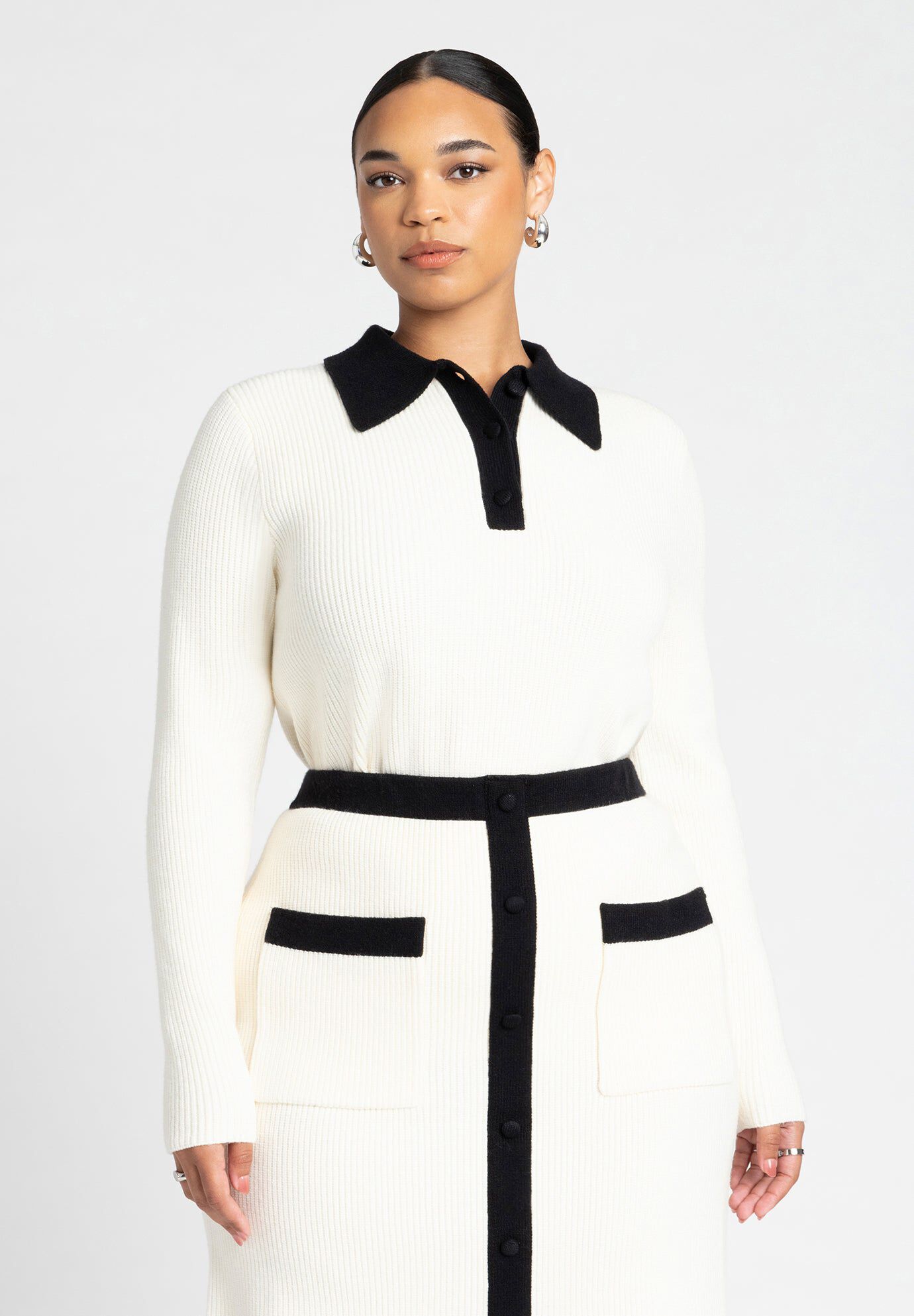 Henley Collared Sweater