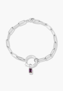 Colette Silver Birthstone Bracelet
