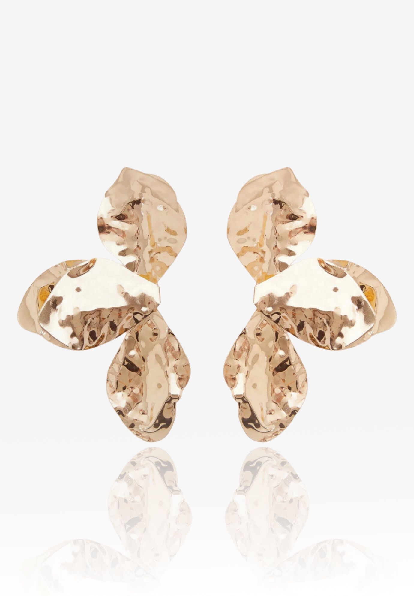 Rue Flower Earrings, GOLD, hi-res image number 0