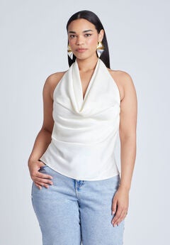 Satin Halter Top