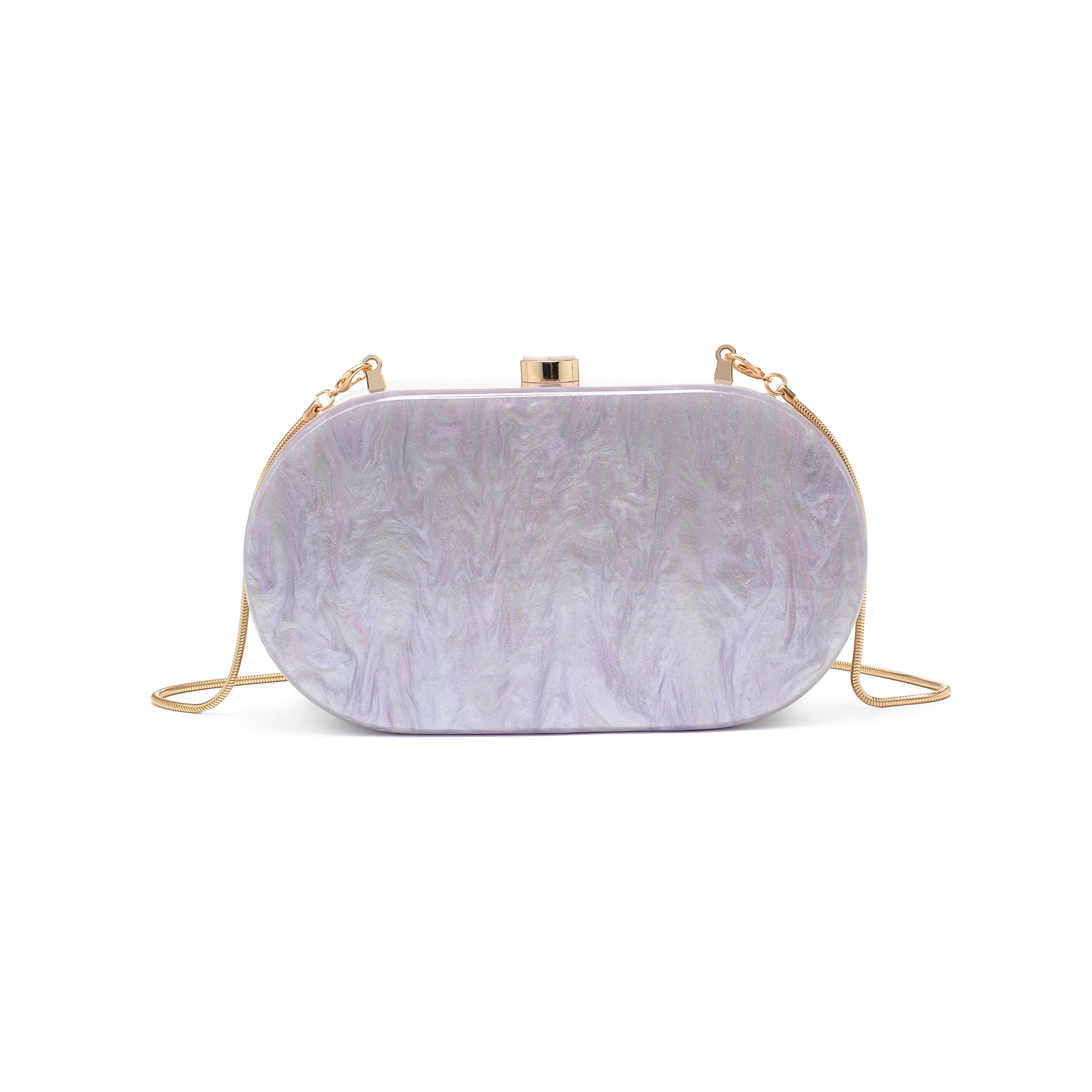 Jimberly Art Deco Evening Bag, LILAC, alternate image number 2