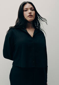 Boxy Button Down Shirt