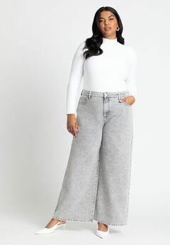 The Yvette Rigid Wide Leg Jean