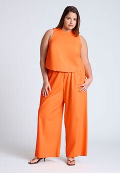 Plus Size Wide Leg Summer Pants