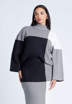 Oversized Striped Sweater