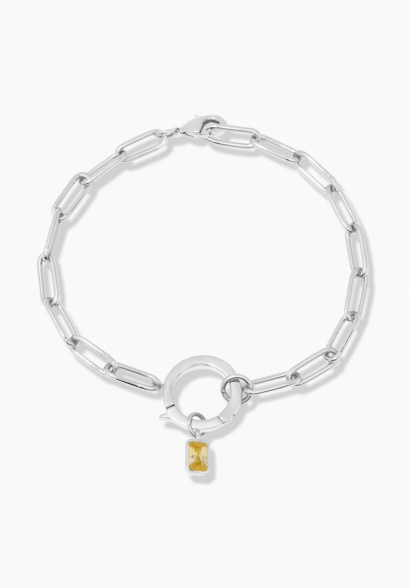 Colette Silver Birthstone Bracelet, AUGUST, hi-res image number 0