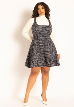 Flare Tweed Mini Jumper