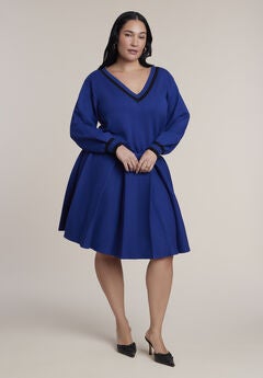 Varsity Sweater Mini Dress