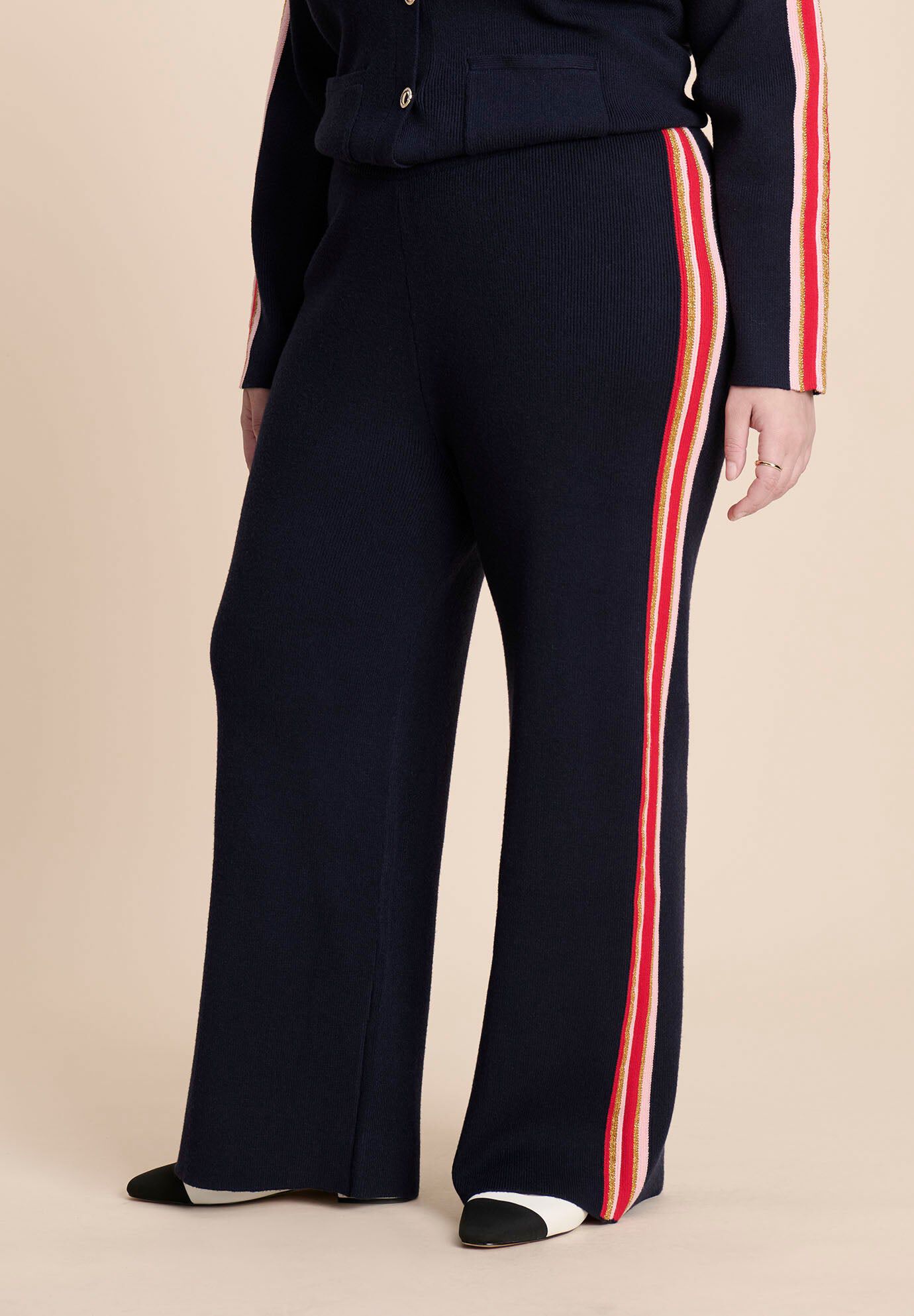 Side Stripe Sweater Pant