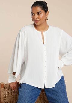 Plus Size Long-Sleeve Tops for Fall