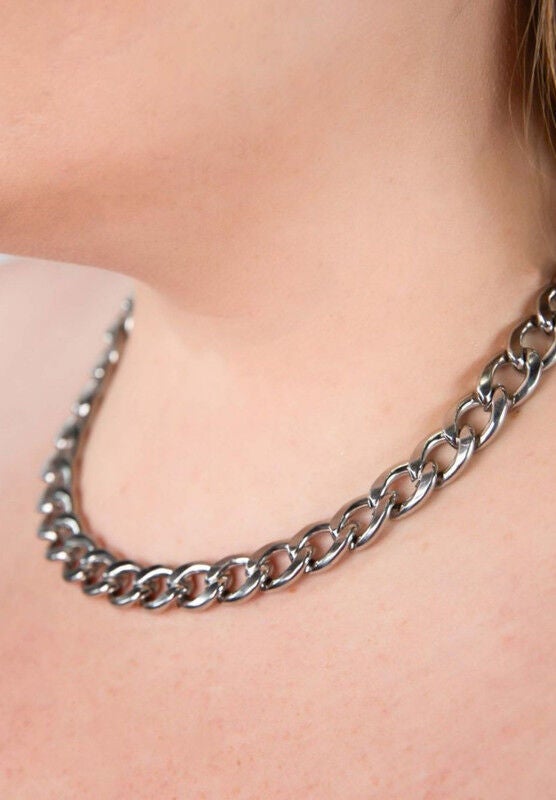 Wesley Silver Necklace, SILVER, alternate image number 1