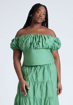 Shirred Maiden Top