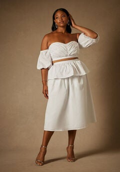 Bridal by ELOQUII Peplum Skirt