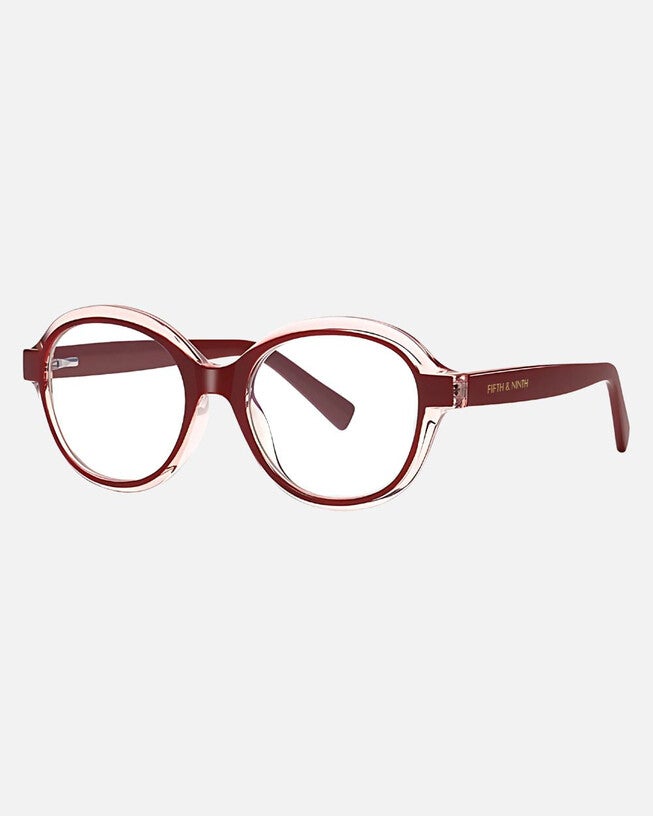 Hollis Blue Light Glasses, CRANBERRY, alternate image number 1
