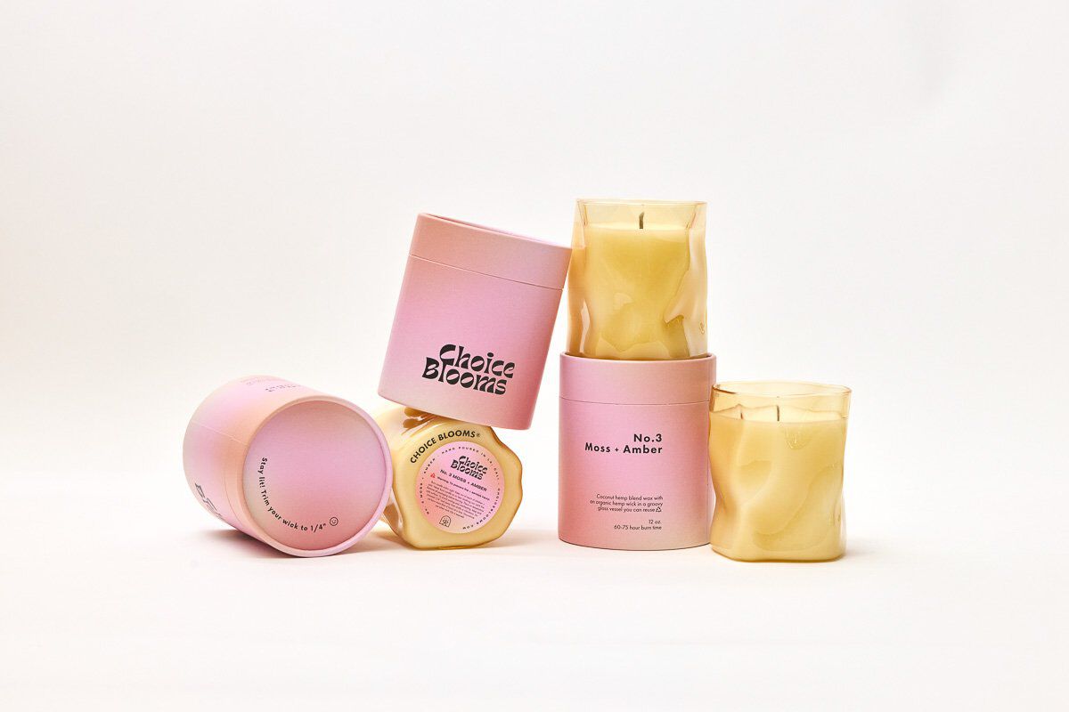 12 oz. No. 3 Moss + Amber Candle, NO.3 MOSS AMBER, on-hover image number 1