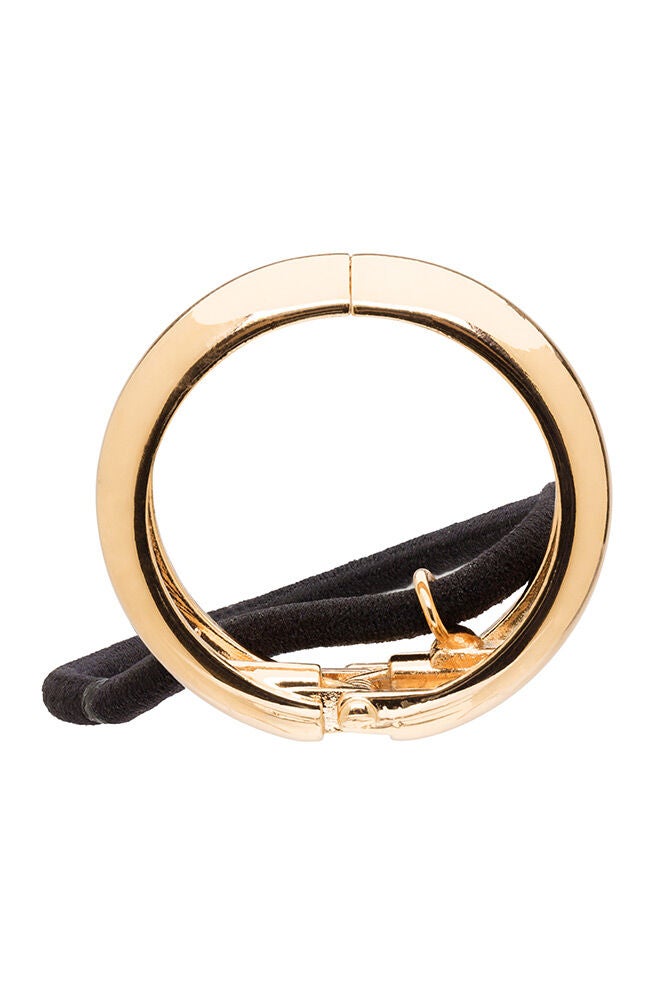 Cone Cuff Ponytail Holder, PAVLOVA BLACK, on-hover image number 1