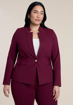 The Ultimate Stretch One-Button Blazer